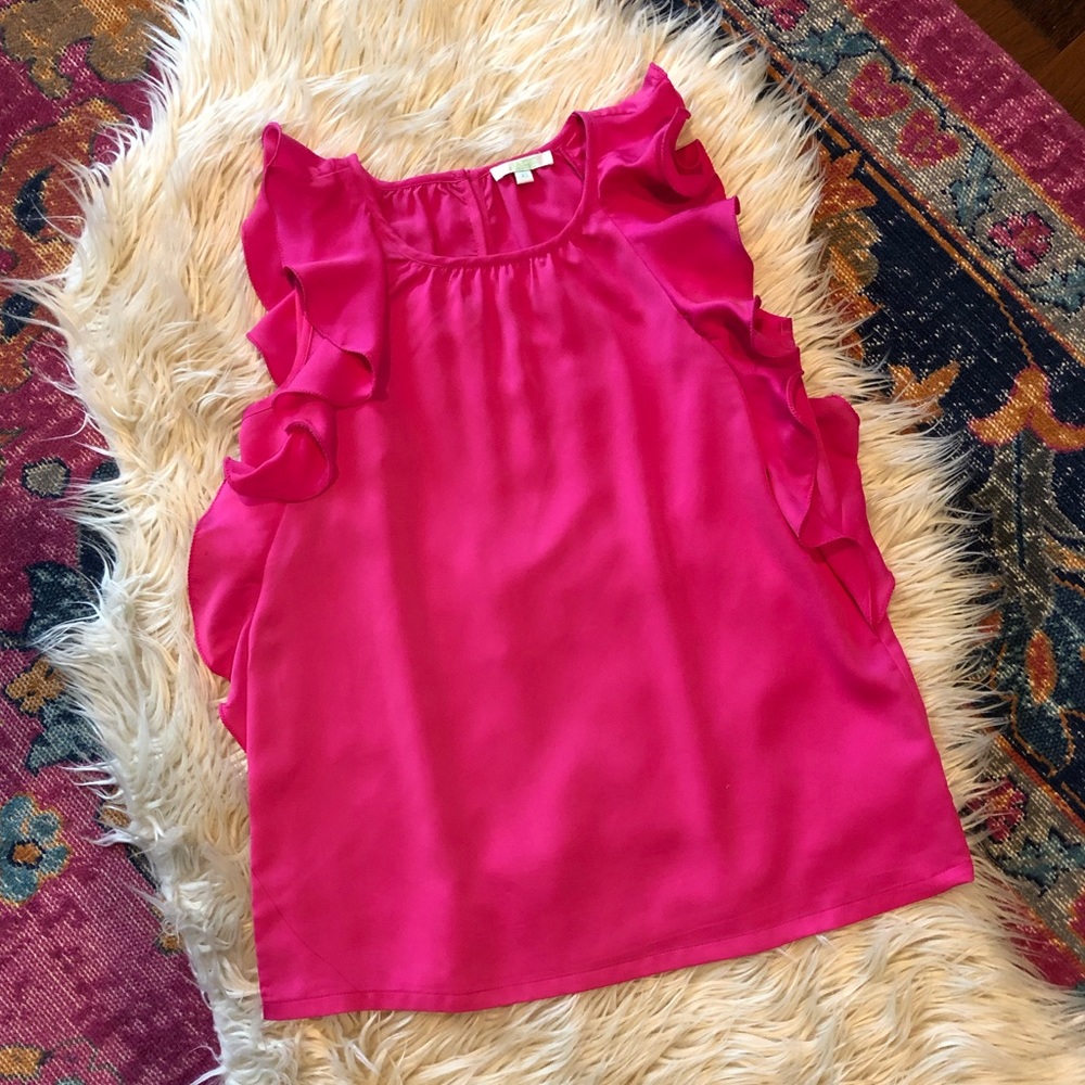 🌺 Jade Ruffle Sleeveless Top XS